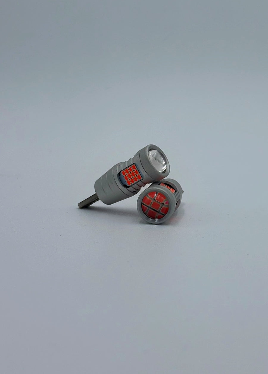 Par de Focos LED T15 CanBus SpaceLightning ⚡️| Alto Brillo | Blanco, Naranja y Rojo | Tamaño mediano - Luz LED automotriz