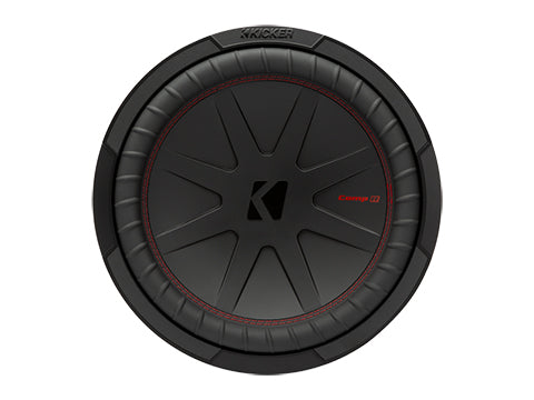 Kicker CompR CWR12 subwoofer 12 pulgadas DVC 2 ohms vista frontal