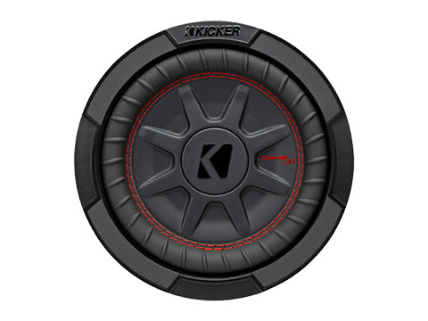 Kicker CompRT CWRT8 subwoofer slim 8 pulgadas 300W vista frontal