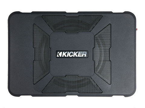 Kicker Hideaway HS8 subwoofer amplificado 8 pulgadas 150W vista frontal