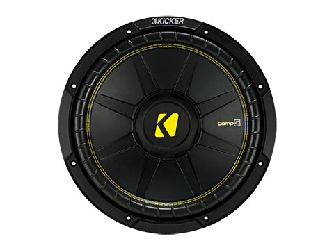 Kicker CompC C12 subwoofer 12 pulgadas vista frontal