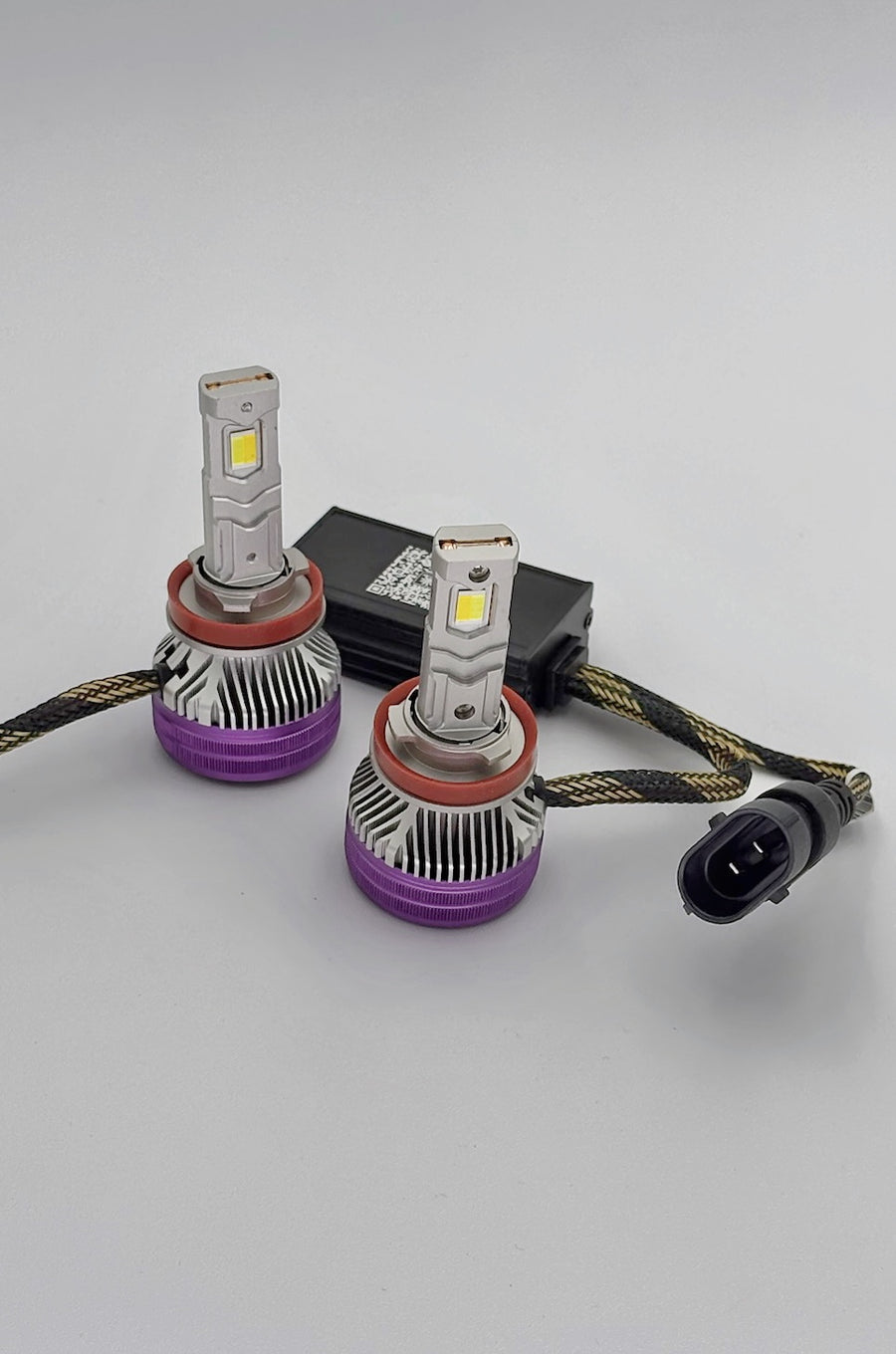 Par de luces LED Automotriz de App Color/Temperatura/Potencia Regulables. Amarillo/Blanco. - Luz LED automotriz