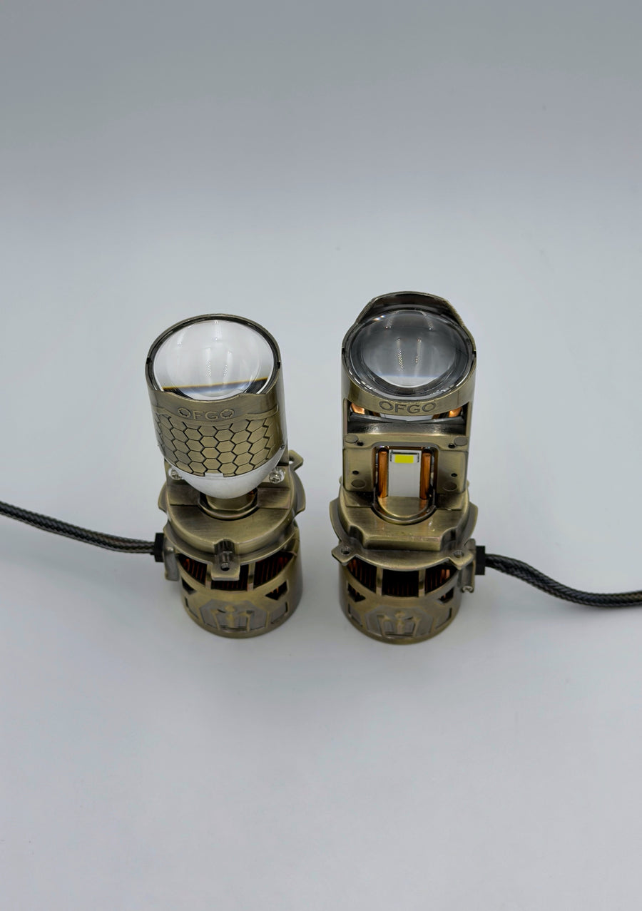 Par de Mini Proyectores LED Automotrices H4 de 70,000 lm. - Luz LED automotriz