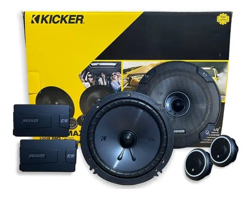 Set De Medios Kicker 6.5 Css65 300w 100w Rms - Bocinas automotriz