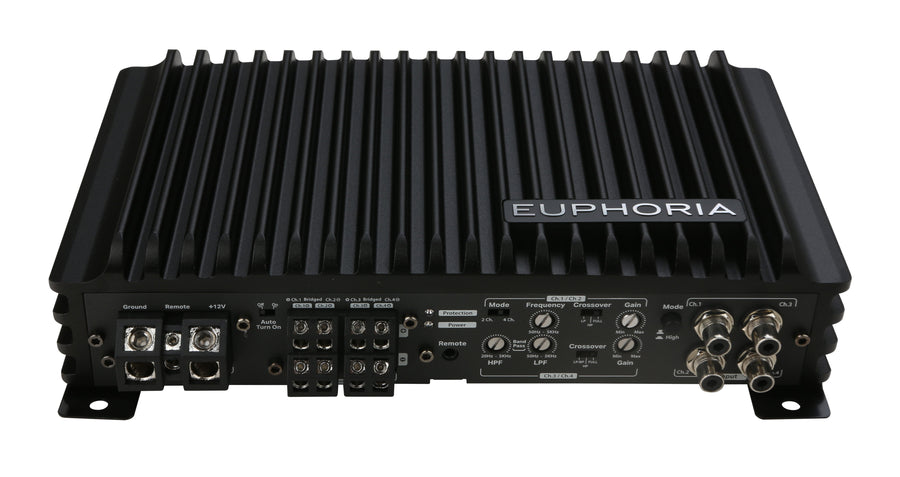 DB Drive Euphoria Amplificador 4 Canales Clase D 4x75W RMS vista superior