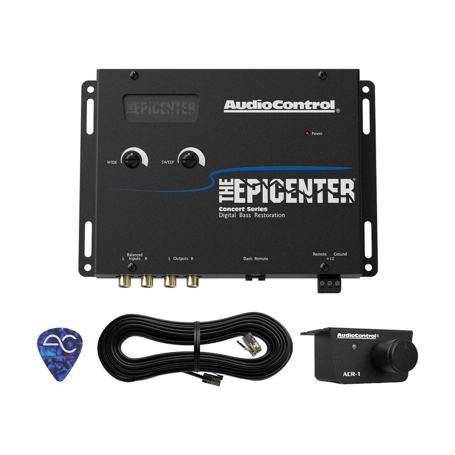 AudioControl Epicenter procesador restaurador de graves sub-bass vista principal