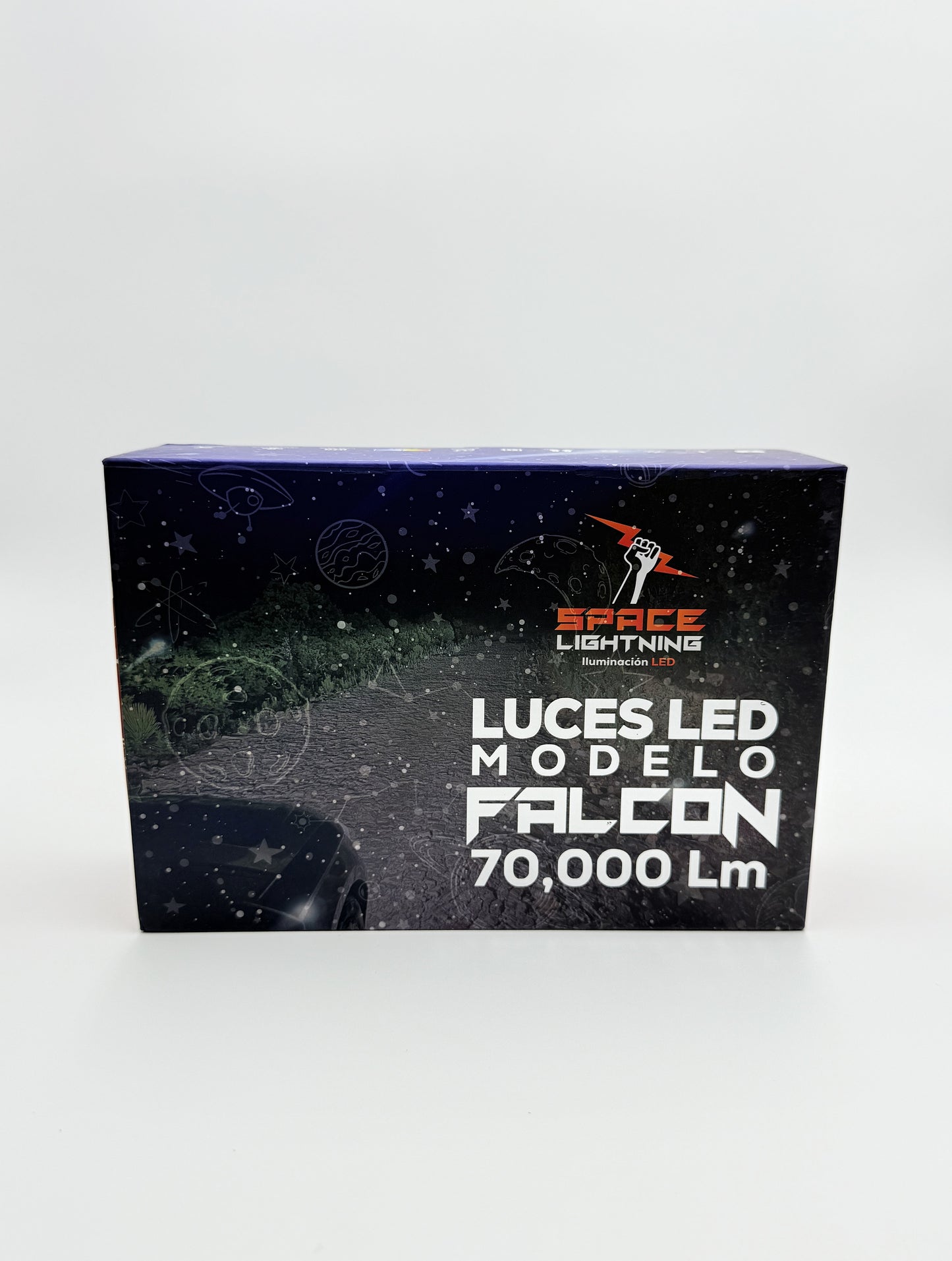 Par de luces LED Automotriz, Modelo Falcon de 70,000 Lumenes.