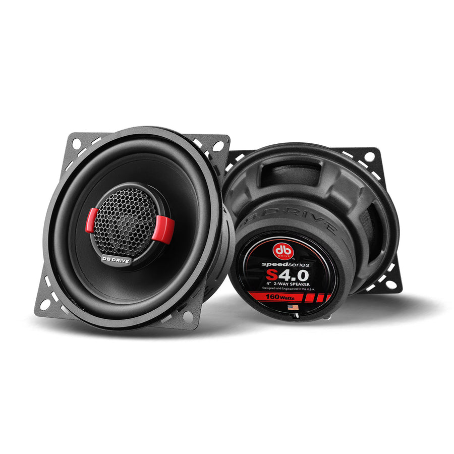 DB Drive S4.0 coaxiales speed 4 pulgadas frente y atrás