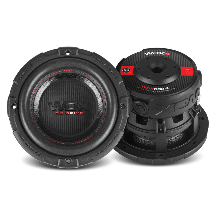 DB Drive WDX8G2 Subwoofer 8 pulgadas 750W Doble Bobina 4Ohm vista frontal