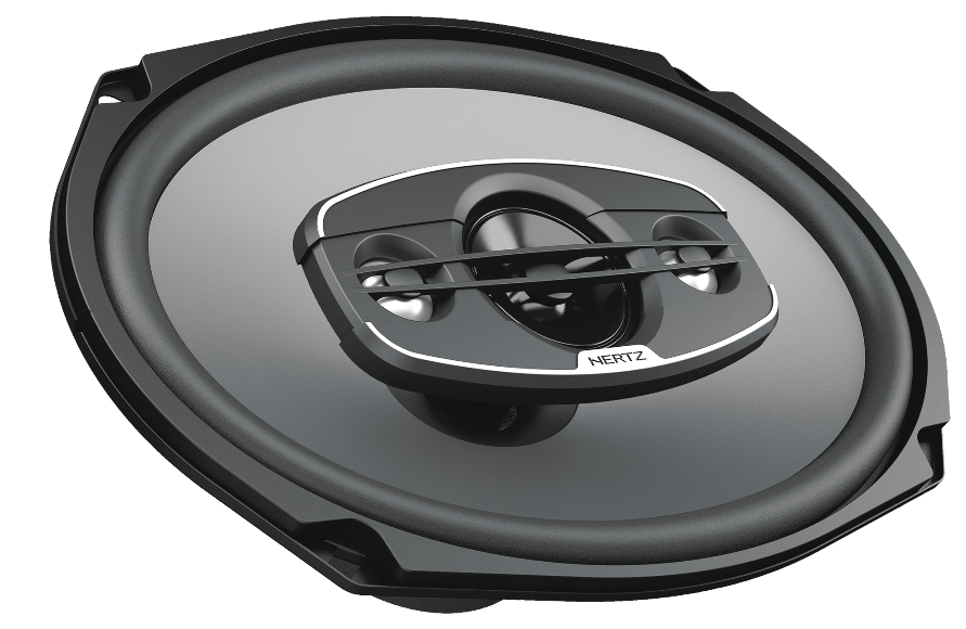 Hertz UNO X690 coaxiales 6x9 pulgadas 85W RMS 4 vías vista emocional