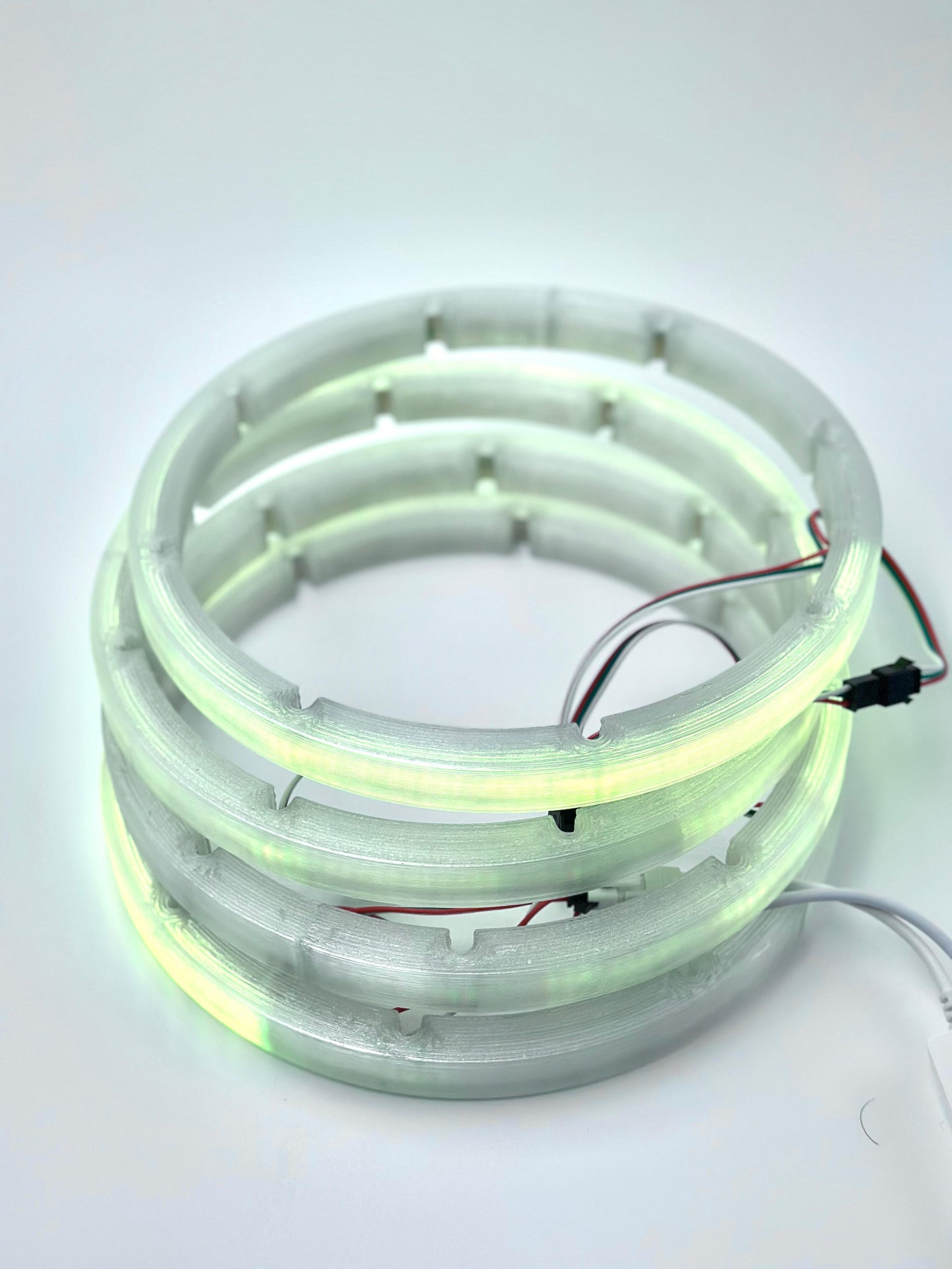 Kit Aros Full LED Bluetooth compatible con bocinas, Luz ambiental para tus paneles, Control RF + Bluetooth.