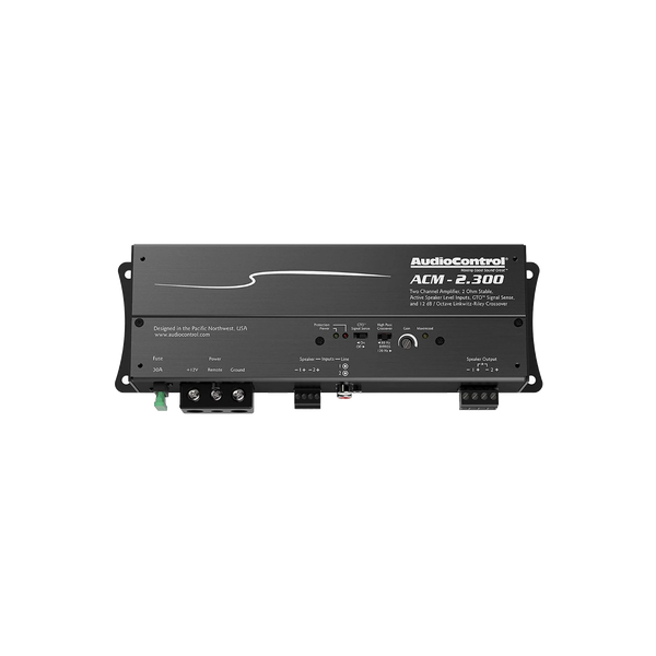 AudioControl ACM-2.300 amplificador 2 canales micro vista principal frontal