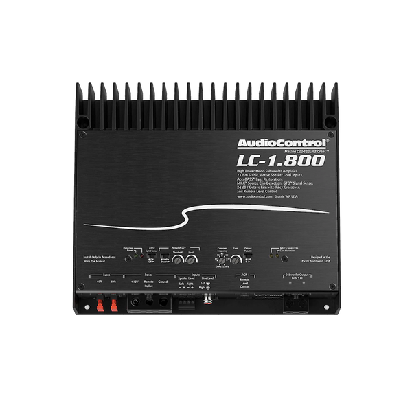 AudioControl LC-1.800 amplificador monoblock 800W RMS vista principal frontal