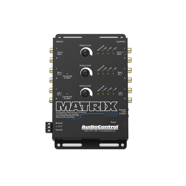 AudioControl Matrix Plus DSP amplificado 8 canales line driver vista principal frontal