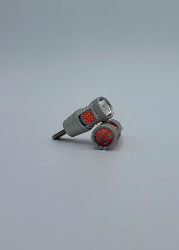 Par de Focos LED T15 CanBus SpaceLightning ⚡️| Alto Brillo | Blanco, Naranja y Rojo | Tamaño mediano - Luz LED automotriz