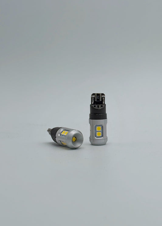 Par de Focos LED T10 Premium CanBus SpaceLightning ⚡ Blanco | Luz de Posición, Placa y Reversa