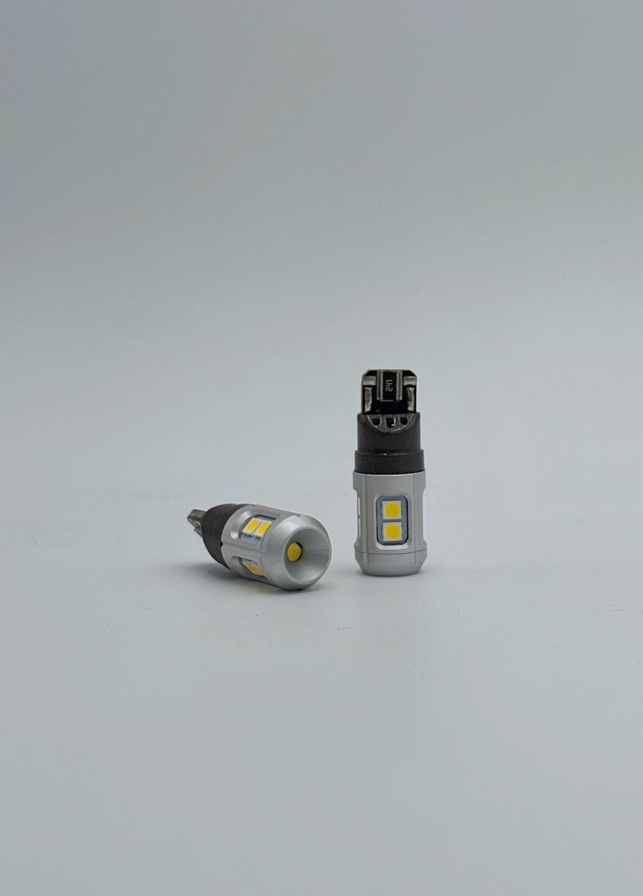 Par de Focos LED T10 Premium CanBus SpaceLightning ⚡ Blanco | Luz de Posición, Placa y Reversa - Luz LED automotriz
