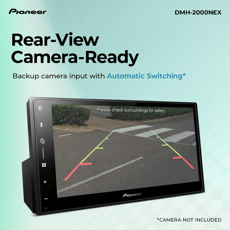 Pioneer DMH-2000NEX Receptor multimedia digital de doble DIN 6.8" – CarPlay/Android Auto, Bluetooth