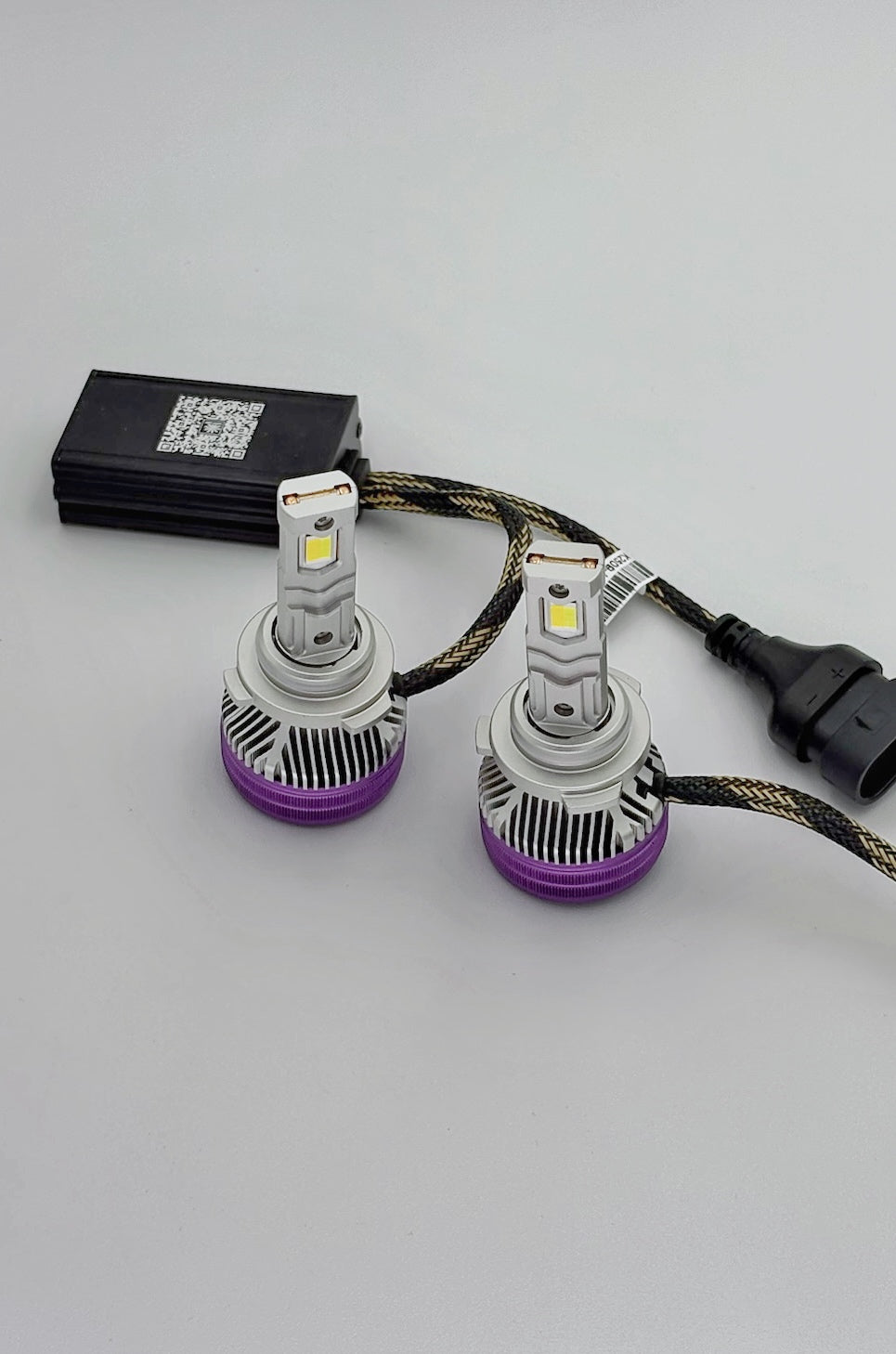 Par de luces LED Automotriz de App Color/Temperatura/Potencia Regulables. Amarillo/Blanco.