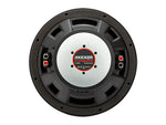 Kicker CompR CWR10 subwoofer 10 pulgadas DVC 2 ohms vista trasera