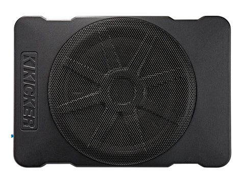 Kicker Hideaway HS10 subwoofer amplificado 10 pulgadas 180W vista frontal