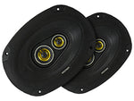 Kicker CSC6934 bocina coaxial 6x9 pulgadas 3 vias 150W vista frontal