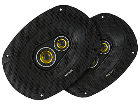 Kicker CSC6934 bocina coaxial 6x9 pulgadas 3 vias 150W vista frontal