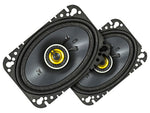 Kicker CSC464 bocina coaxial 4x6 pulgadas 50W vista frontal
