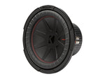 Kicker CompR CWR10 subwoofer 10 pulgadas DVC 2 ohms vista lateral izquierda