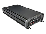 Kicker CXA800.5 amplificador 5 canales 800W Clase D vista lateral izquierda