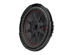 Kicker CompRT CWRT12 subwoofer slim 12 pulgadas 500W vista lateral izquierda