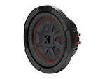 Kicker CompRT CWRT8 subwoofer slim 8 pulgadas 300W vista lateral izquierda