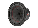 Kicker CompR CWR8 subwoofer 8 pulgadas DVC 2 ohms vista lateral izquierda