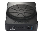 Kicker Hideaway HS10 subwoofer amplificado 10 pulgadas 180W vista lateral izquierda
