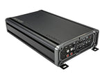 Kicker CXA400.4 amplificador 4 canales 400W Clase D vista lateral izquierda