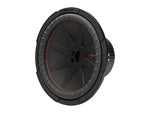 Kicker CompR CWR12 subwoofer 12 pulgadas DVC 2 ohms vista lateral izquierda