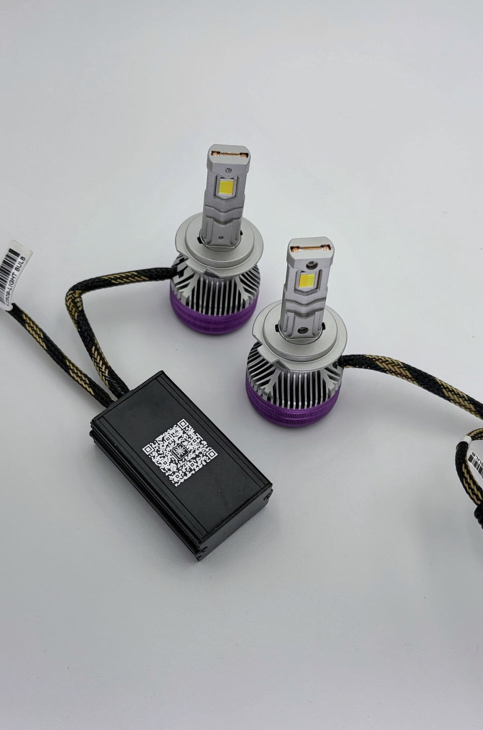 Par de luces LED Automotriz de App Color/Temperatura/Potencia Regulables. Amarillo/Blanco.