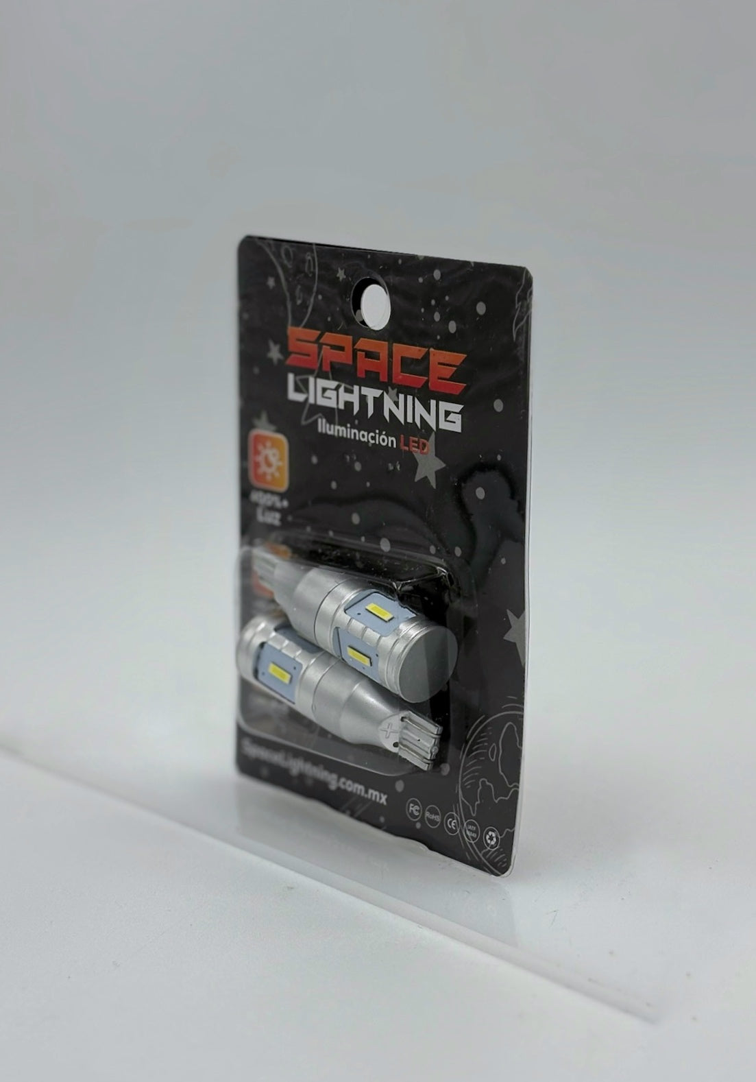 Par de Focos LED T15 CanBus SpaceLightning ⚡️| Blanco | Chip CSP Alta Potencia | Tamaño Grande