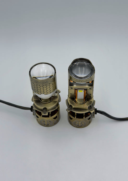 Par de Mini Proyectores LED Automotrices H4 de 70,000 lm.