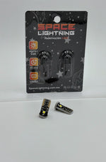 Par de Focos LED T10 CanBus SpaceLightning ⚡️ SMD 3030 | Cabeza Plana | Blanco, Naranja y Rojo | Alt - Vista detalle
