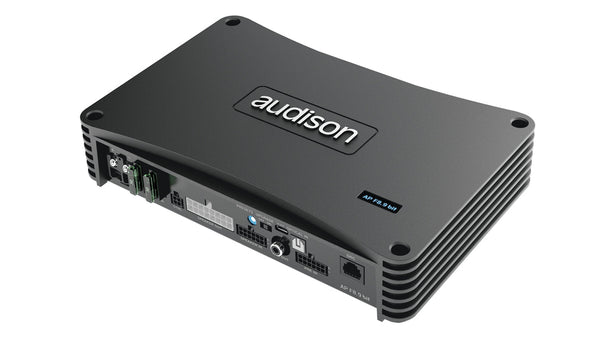 Audison AP F8.9 bit amplificador DSP 8 canales Prima Forza vista perspectiva