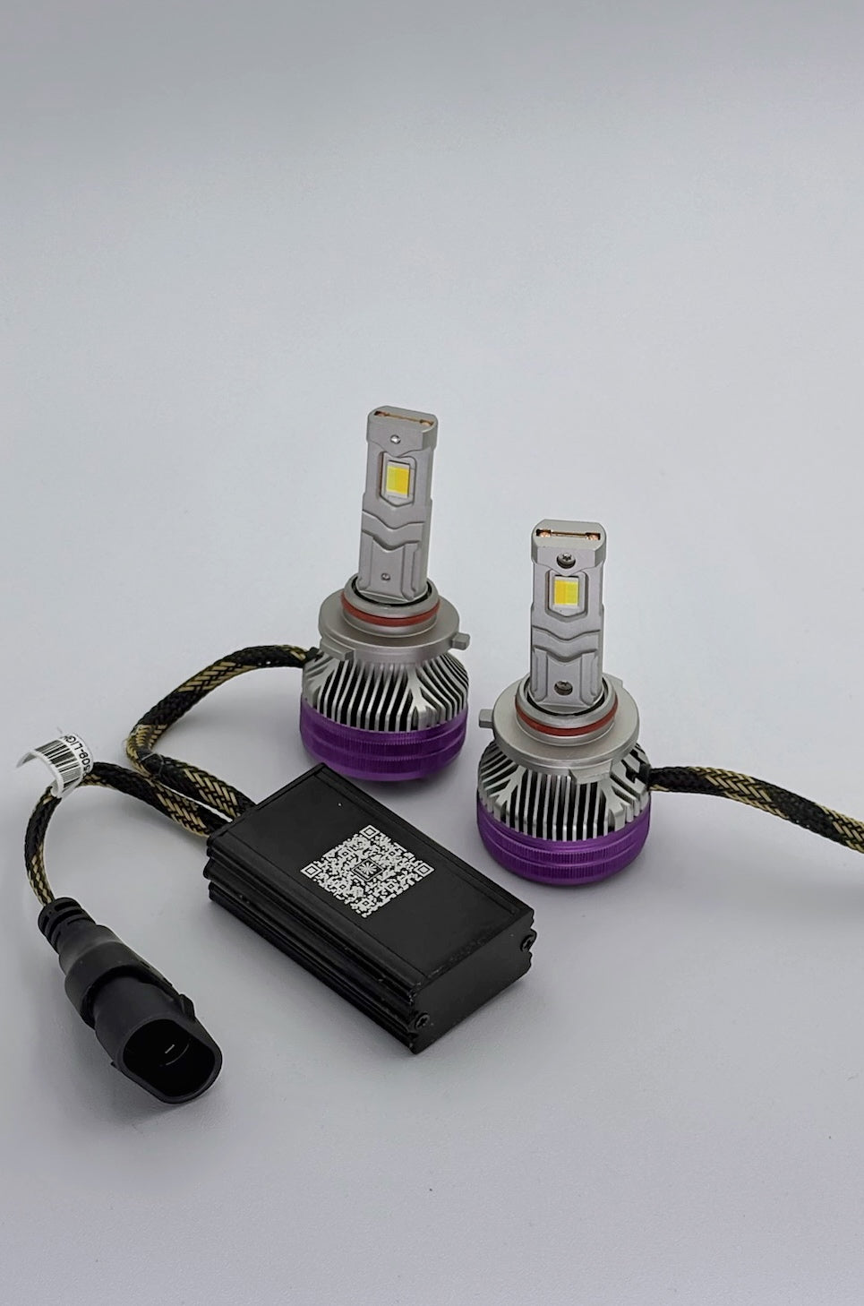 Par de luces LED Automotriz de App Color/Temperatura/Potencia Regulables. Amarillo/Blanco.