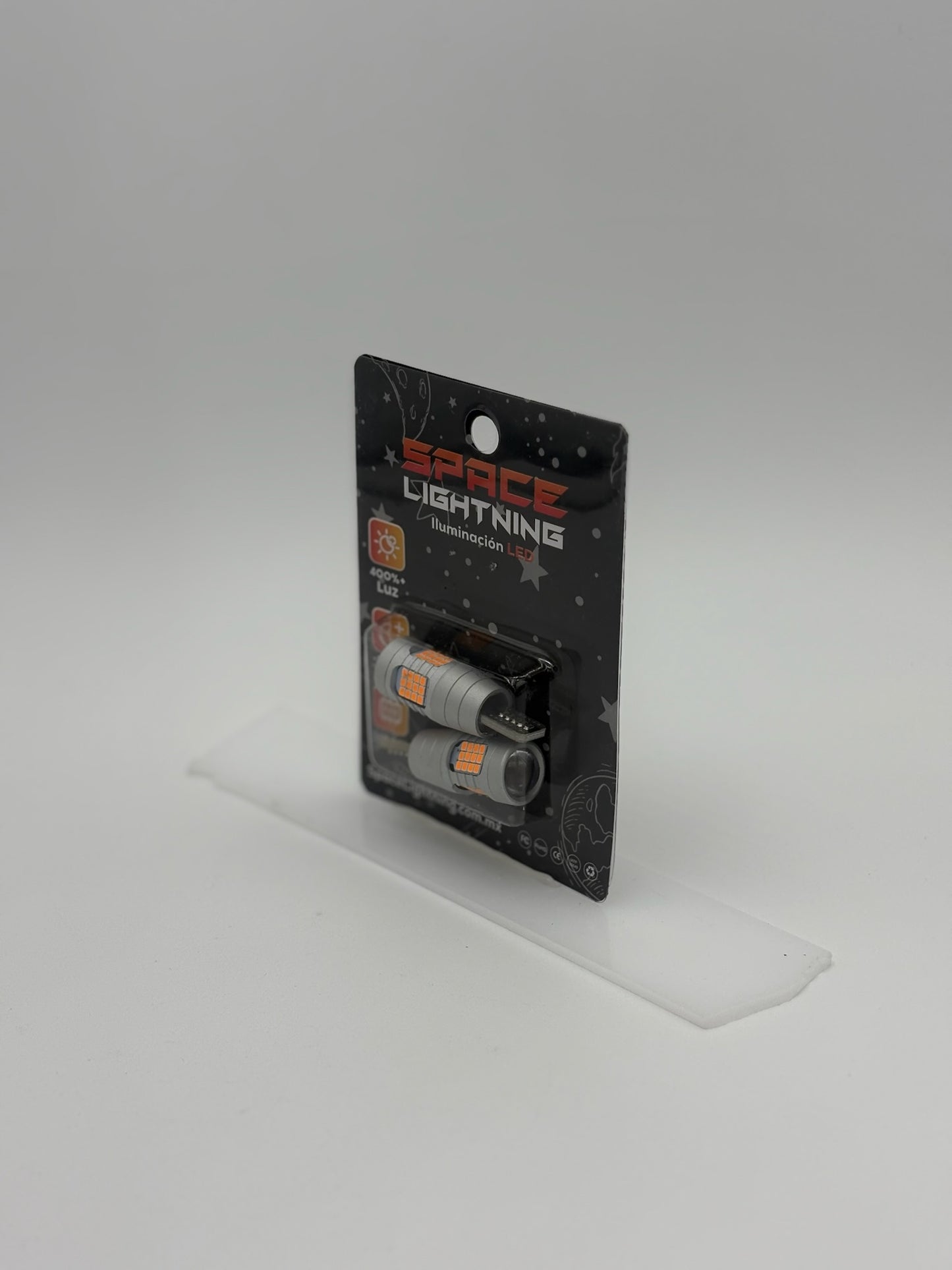 Par de Focos LED T15 CanBus SpaceLightning ⚡️| Alto Brillo | Blanco, Naranja y Rojo | Tamaño mediano