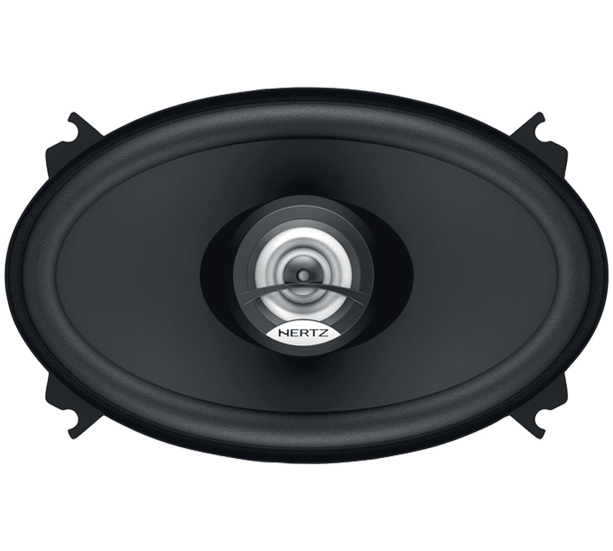 Hertz DCX 460.3 coaxial Dieci 4x6 pulgadas 2 vías vista superior