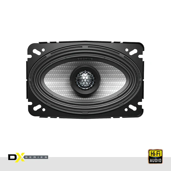 DB Drive DX-S46 Par Coaxiales 4x6 pulgadas 2 vias 45W RMS vista frontal
