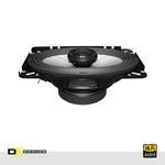 DB Drive DX-S46 Par Coaxiales 4x6 pulgadas vista lateral con especificaciones