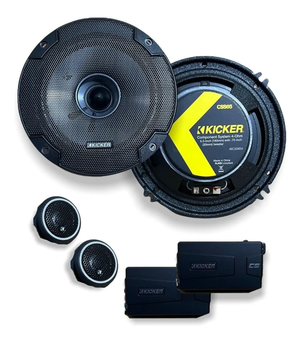 Set De Medios Kicker 6.5  Css65 300w 100w Rms