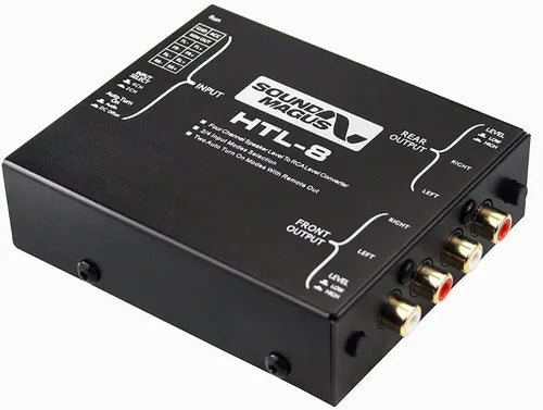 Sound Magus HTL8 4CH Convertidor de Alta/Baja - Procesadores (DSP) automotriz