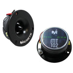 Deaf Bonce Machete MT-102 tweeter bala par vista frontal e inferior
