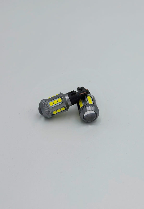 Par de Focos LED T15 Premium Space Lightning⚡️ CanBus SpaceLightning Blanco | LED SMD 3030 Alta Pote - Luz LED automotriz